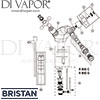 Bristan Regency Bidet Mixer Pop-Up Waste Spares